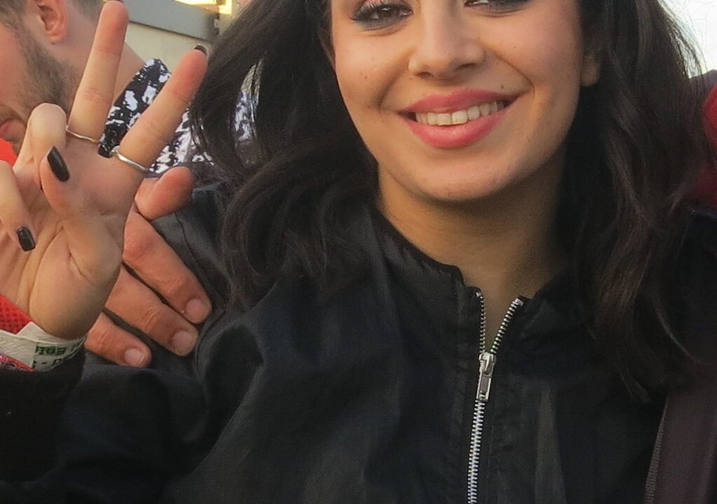 Charli XCX at an outdoor event