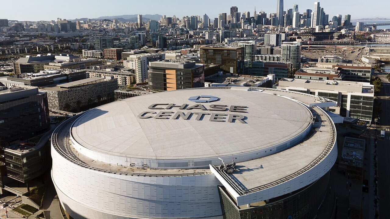 Chase Center, San Francisco, home of the Golden State Valkyries. Photo: Christopher Michel, CC BY, via Wikimedia Commons.