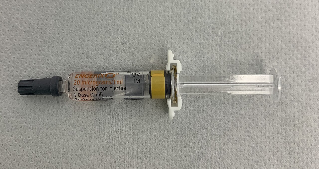 Engerix B hepatitis B vaccine. Photo: via Wikimedia Commons (CC licence, see Commons file page).