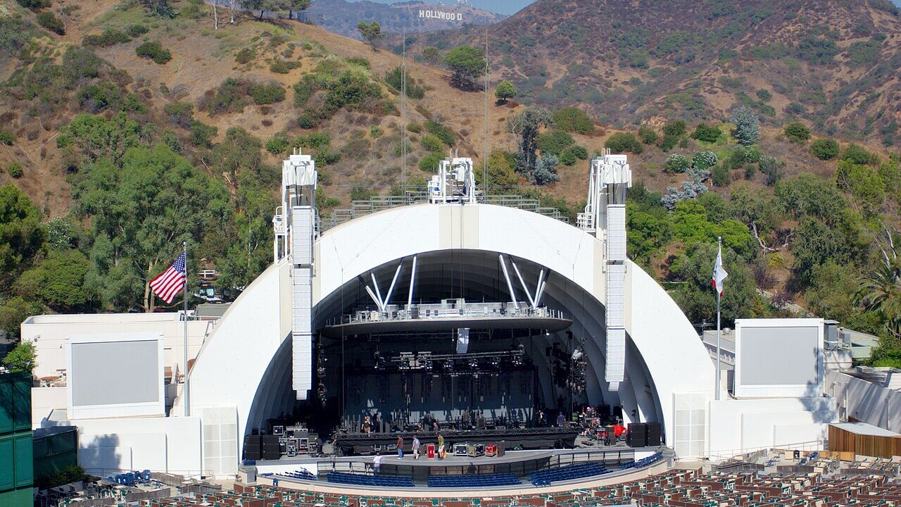 The Hollywood Bowl, Los Angeles. Photo: Matthew Field, via Wikimedia Commons (CC licence, see Commons file page).