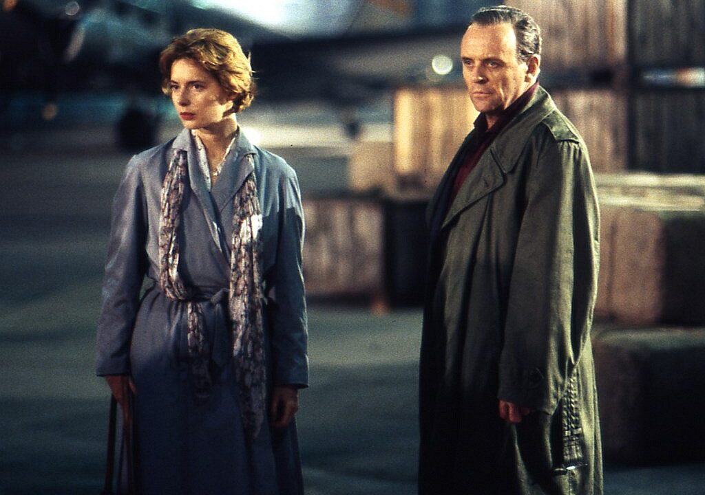 Isabella Rossellini and Anthony Hopkins filming on location in Berlin. Photo: Towpilot, CC BY SA 3.0, via Wikimedia Commons.