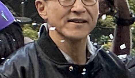 Alibaba chairman Joe Tsai at a public parade