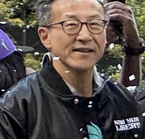 Alibaba chairman Joe Tsai at a public parade