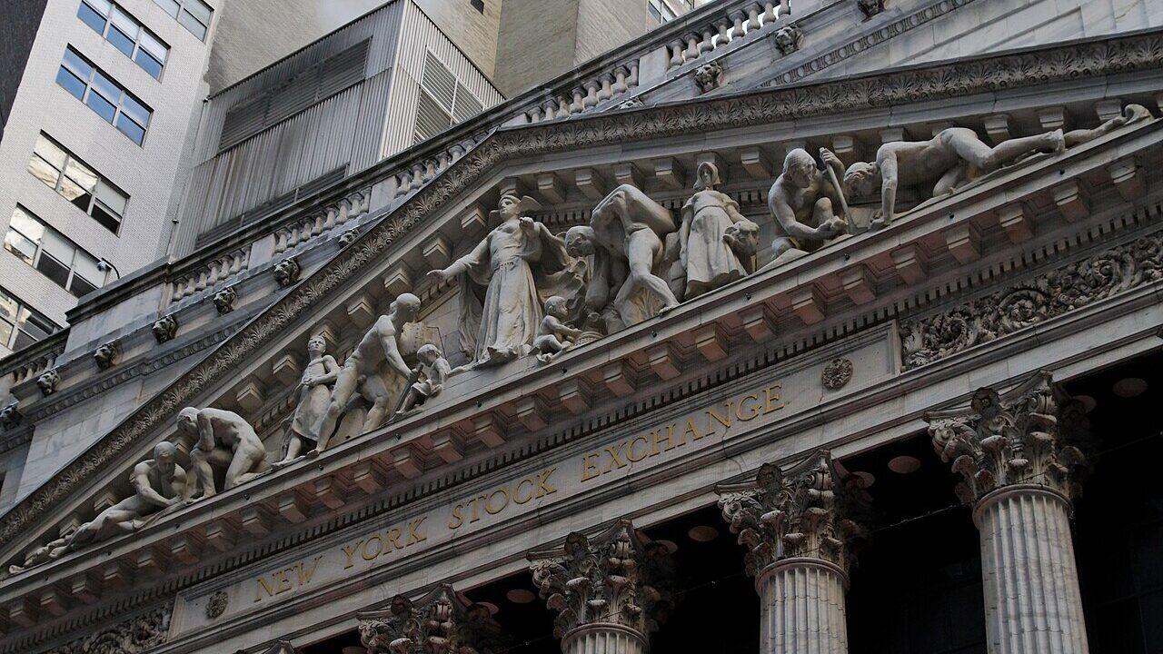 The New York Stock Exchange. Photo: Kimon Berlin, via Wikimedia Commons (CC licence, see Commons file page).
