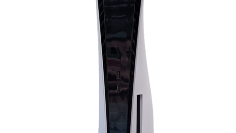PlayStation 5 and DualSense controller. Photo: Osh33m, via Wikimedia Commons (CC licence, see Commons file page).