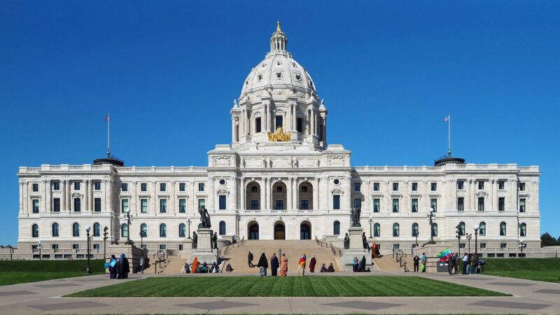 The Minnesota State Capitol in St Paul
