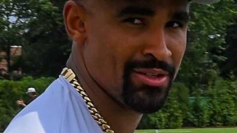 Jalen Hurts at Philadelphia Eagles training camp in 2025